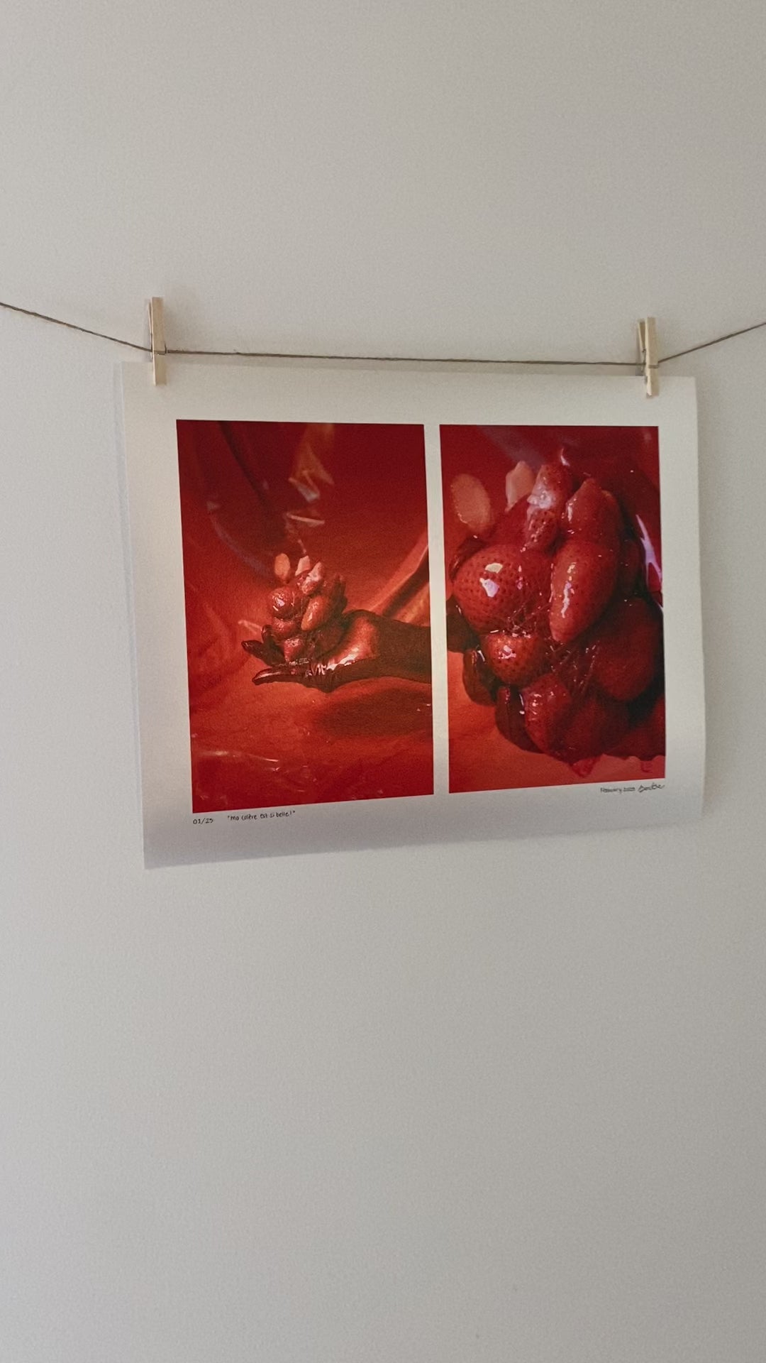 "Ma colère est si belle !" 16x20 Limited Edition Print PREORDER