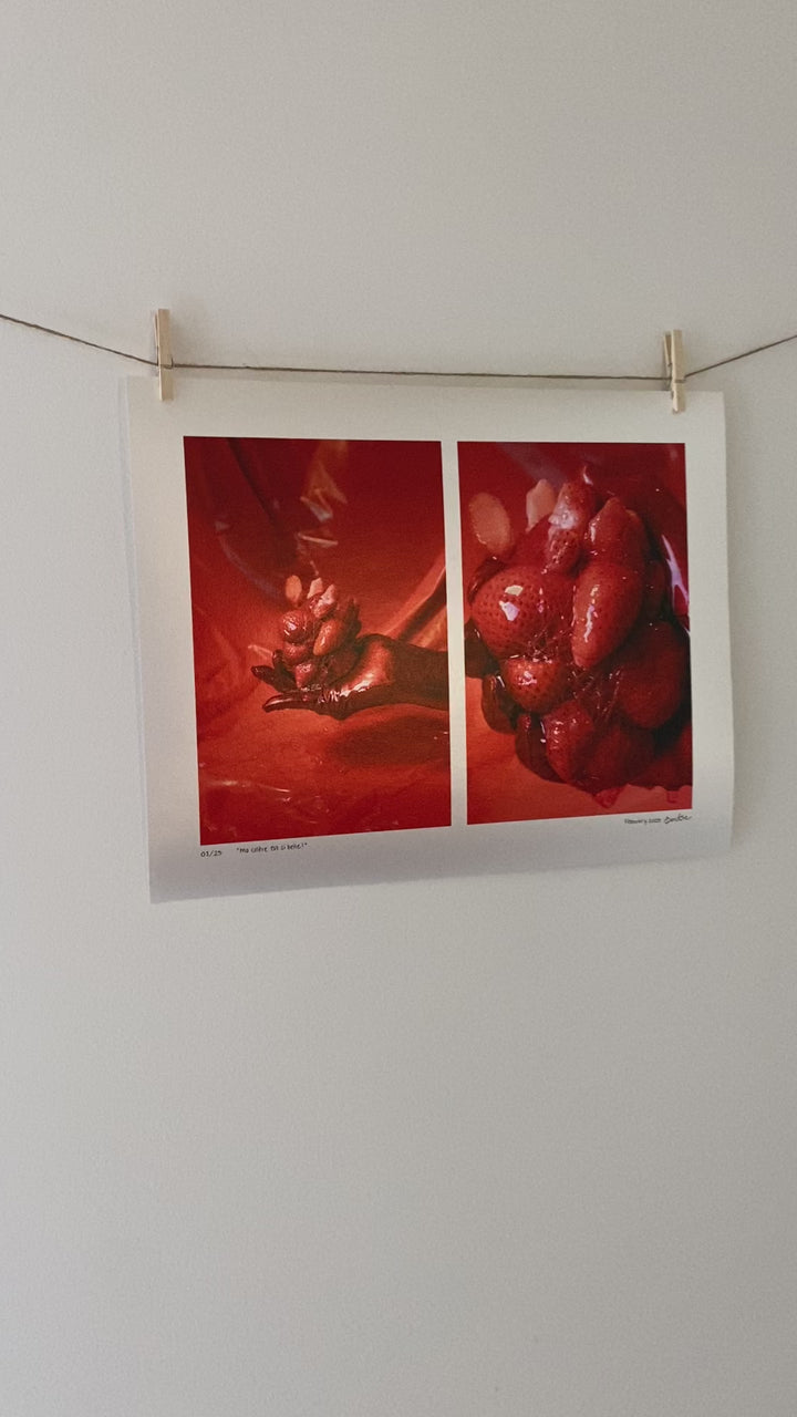 "Ma colère est si belle !" 16x20 Limited Edition Print PREORDER